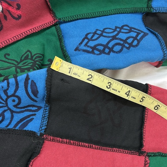 Himalayan Gifts Patchwork Zip-Up Hoodie Size Medium - Picture 15 of 15